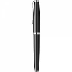 Stilou Flaro 61 S Black - Chrome Trim - Steel Nib GP Bock Ursus