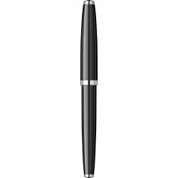 Stilou Flaro 61 S Black - Chrome Trim - Steel Nib GP Bock Ursus