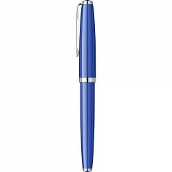 Stilou Flaro 61 S Blue - Black Grip - Chrome Trim - Steel Nib GP Degussa