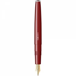 Stilou Flaro 61 S Burgundy - Chrome Trim - Steel Nib GP Bock Ursus
