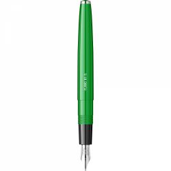 Stilou Flaro 61 S Green - Black Grip - Chrome Trim - Steel Nib Flaro 51 FK
