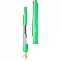 Stilou Flaro 61 S Lime - Chrome Trim - Steel Nib GP Bock Ursus
