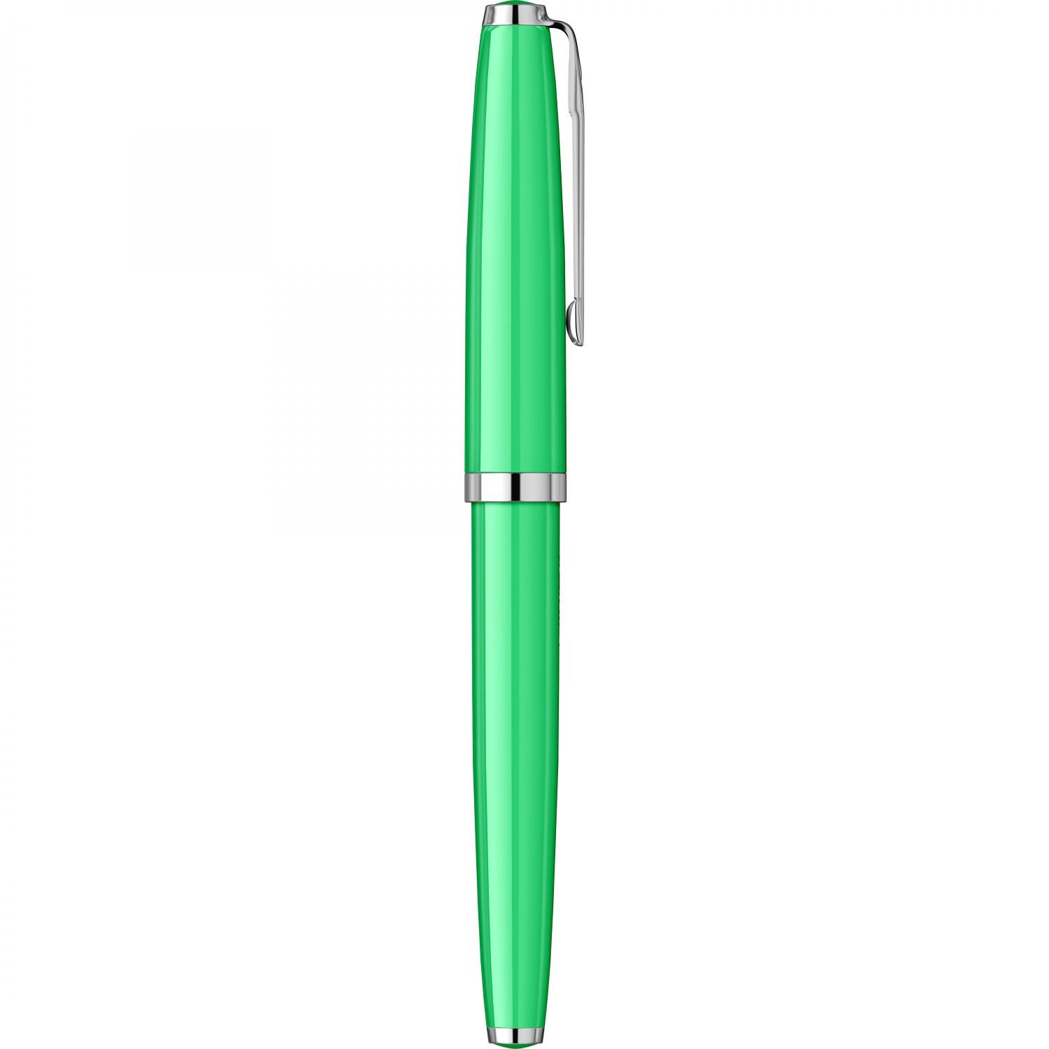 Imagine Produs Stilou Flaro 61 S Lime - Black Grip - Chrome Trim - Steel Nib Flaro 51 FK