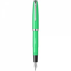 Stilou Flaro 61 S Lime - Black Grip - Chrome Trim - Steel Nib Flaro 51 FK