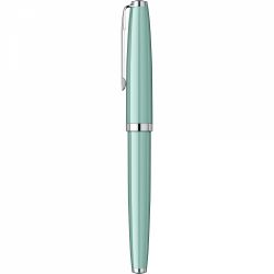 Stilou Flaro 61 S Verdigris - Black Grip - Chrome Trim - Steel Nib GP Degussa