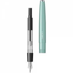 Stilou Flaro 61 S Verdigris - Black Grip - Chrome Trim - Steel Nib Flaro 51 FK