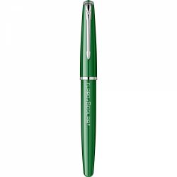 Stilou Flaro Scolar Green - Black Grip - Chrome Trim - Steel Nib GP Flaro 51 FK
