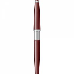 Stilou Flaro Pionier 70 Burgundy - Chrome Trim - Steel Nib GP Flaro 41 F