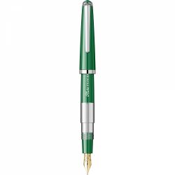Green - Chrome Trim - Steel Nib GP Flaro RPR Iridiu 31 F