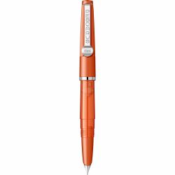 Stilou Flaro Pescarus Orange - Chrome Trim - Steel Nib Flaro 41 F