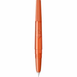 Stilou Flaro Pescarus Orange - Chrome Trim - Steel Nib Flaro 41 F