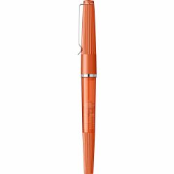Stilou Flaro Pescarus Orange - Chrome Trim - Steel Nib Flaro 41 F