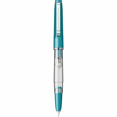 Stilou Flaro Pescarus 2 Turquoise - Chrome Trim - Steel Nib Flaro 41 F