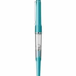 Stilou Flaro Pescarus 2 Turquoise - Chrome Trim - Steel Nib Flaro 41 F
