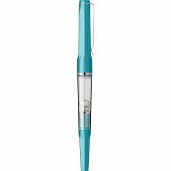 Stilou Flaro Pescarus 2 Turquoise - Chrome Trim - Steel Nib Flaro 41 F