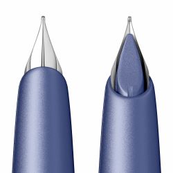 Stilou Flaro Pescarus 2 Purple - Chrome Trim - Steel Nib Flaro 41 F