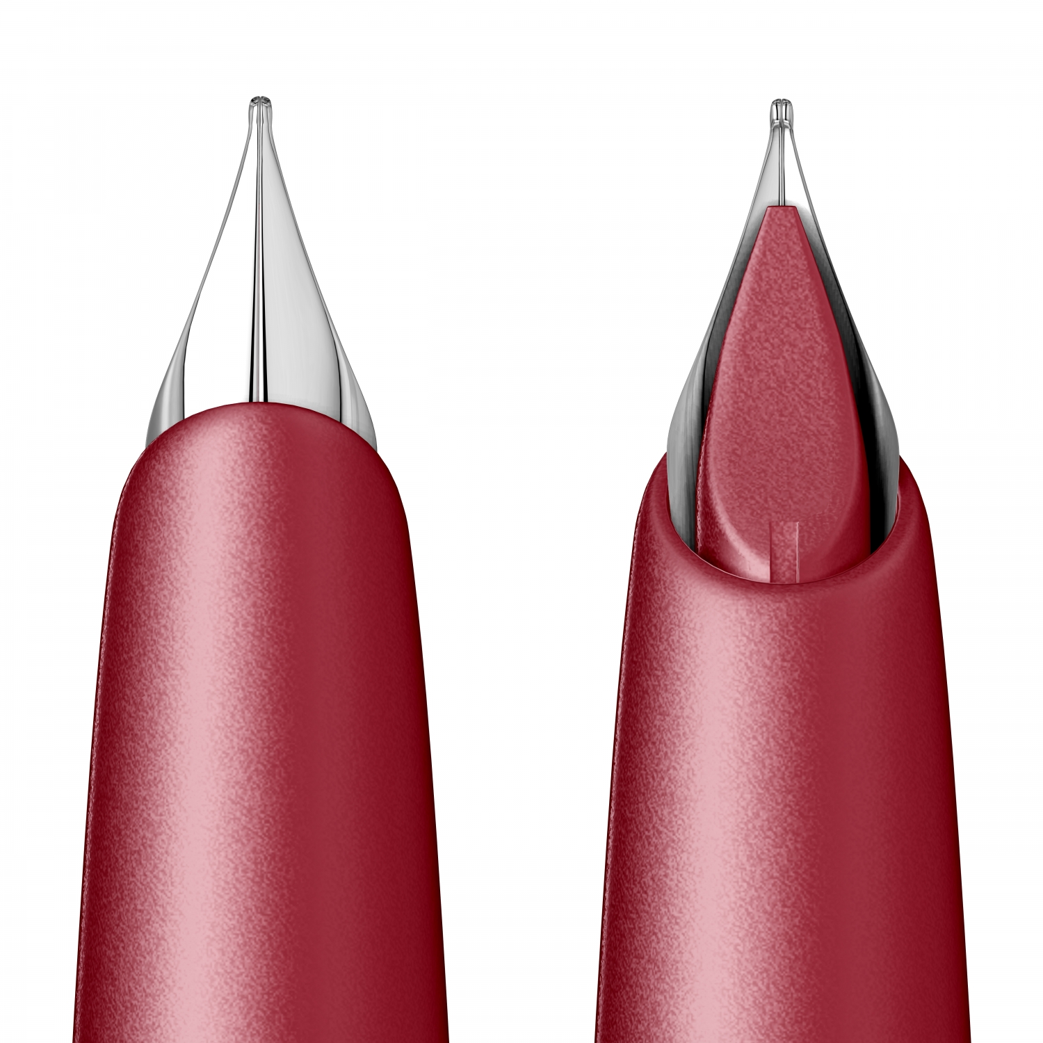 Imagine Produs Stilou Flaro Pescarus 2 Red - Chrome Trim - Steel Nib Flaro 41 F