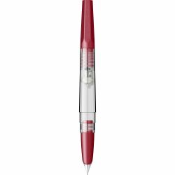 Stilou Flaro Pescarus 2 Red - Chrome Trim - Steel Nib Flaro 41 F