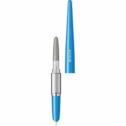 Stilou Flaro Minor Blue Cyan - Chrome Trim - Steel Nib GP Flaro 41 F