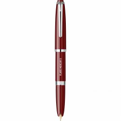 Burgundy - Chrome Trim - Steel Nib GP Flaro 41 F