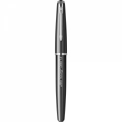 Stilou Flaro Scolar Black - Chrome Trim - Steel Nib GP Bock Ursus