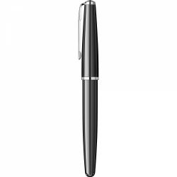Stilou Flaro Scolar Black - Chrome Trim - Steel Nib GP Bock Ursus