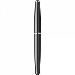 Stilou Flaro Scolar Black - Chrome Trim - Steel Nib GP Bock Ursus