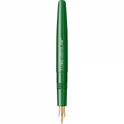 Stilou Flaro Scolar Green - Chrome Trim - Steel Nib GP Bock Ursus