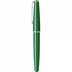 Stilou Flaro Scolar Green - Chrome Trim - Steel Nib GP Bock Ursus