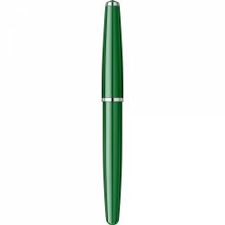 Stilou Flaro Scolar Green - Chrome Trim - Steel Nib GP Bock Ursus