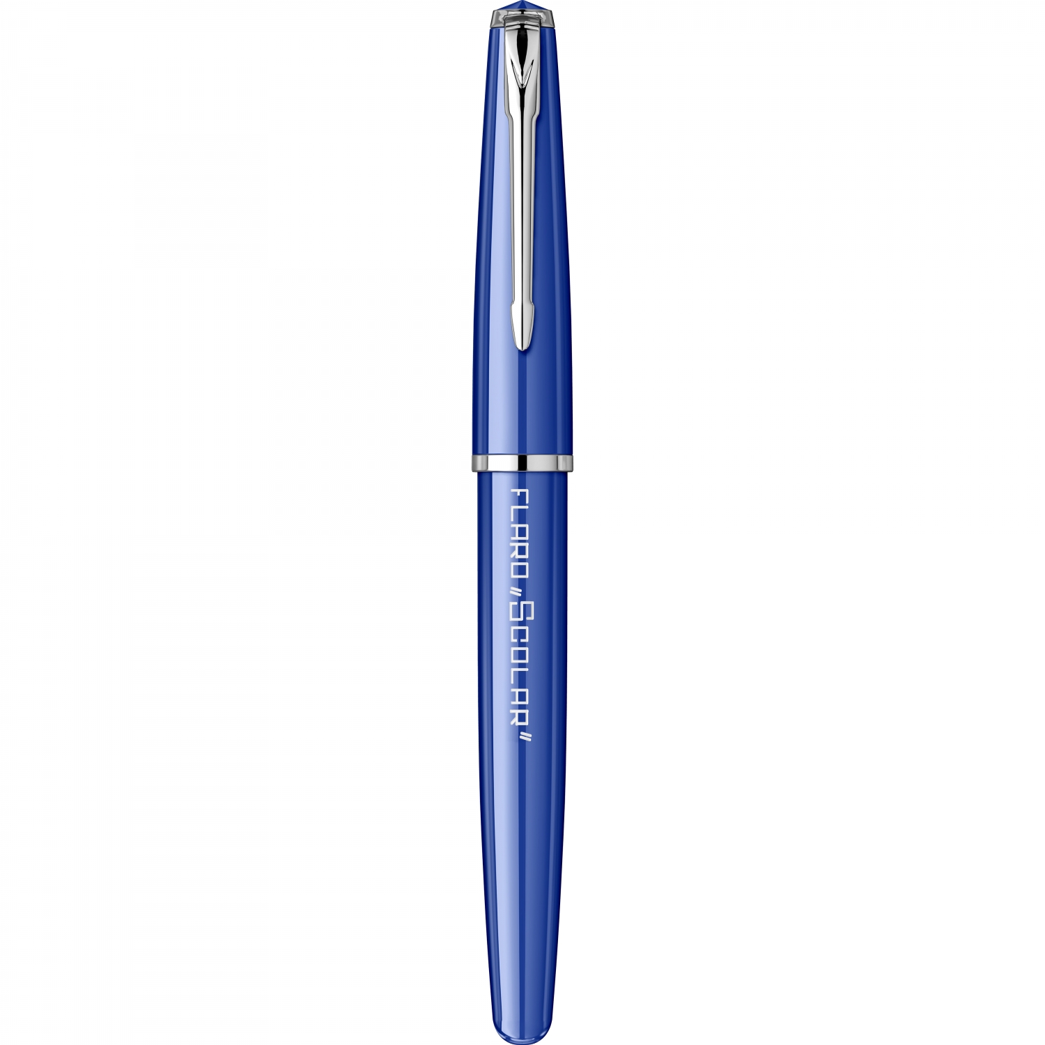 Imagine Produs Stilou Flaro Scolar Blue - Chrome Trim - Steel Nib GP Bock Ursus