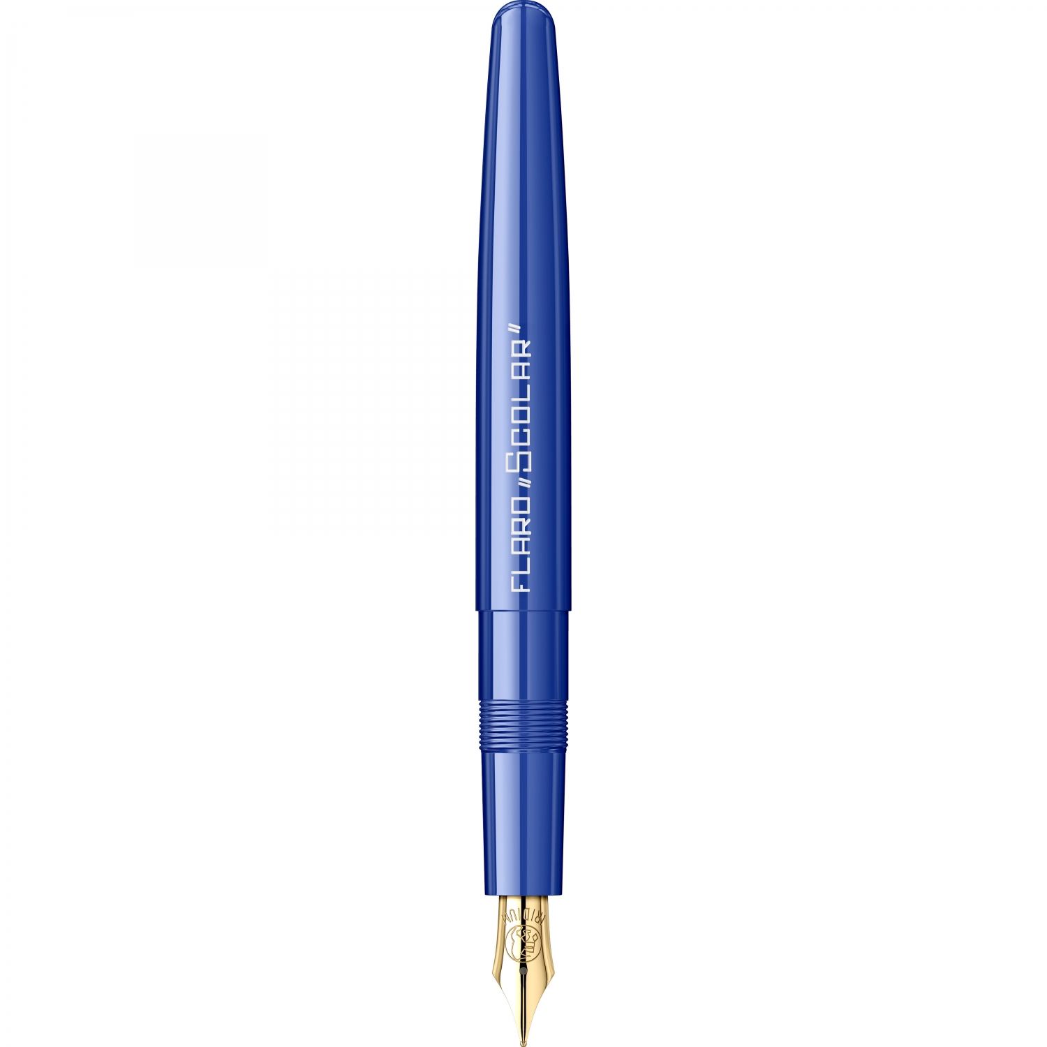 Imagine Produs Stilou Flaro Scolar Blue - Chrome Trim - Steel Nib GP Bock Ursus