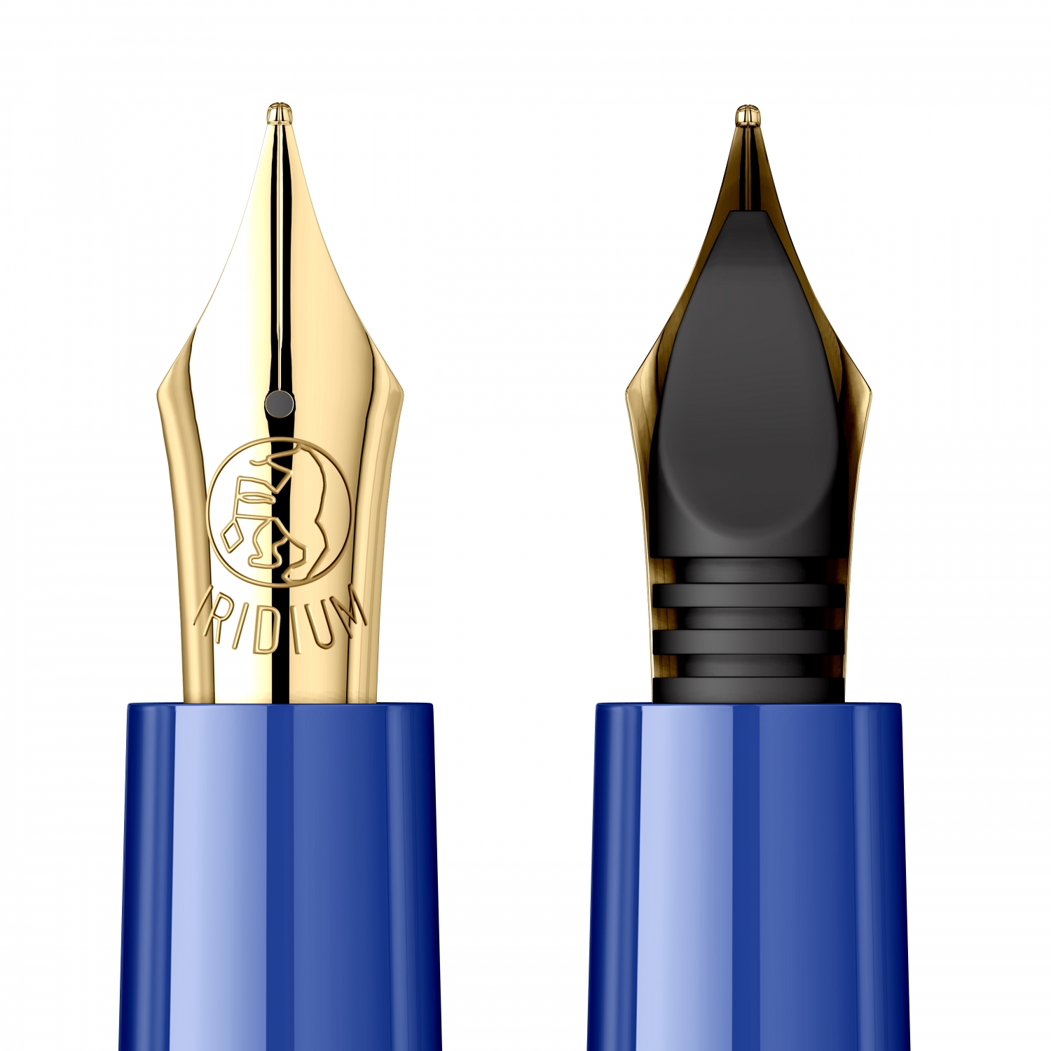 Imagine Produs Stilou Flaro Scolar Blue - Chrome Trim - Steel Nib GP Bock Ursus