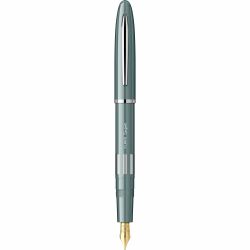 Verdigris - Chrome Trim - Steel Nib GP Flaro RPR Iridiu 31 F