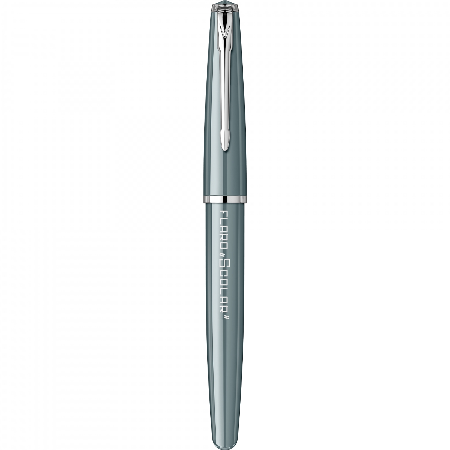 Imagine Produs Stilou Flaro Scolar Gray - Chrome Trim - Steel Nib GP Bock Ursus