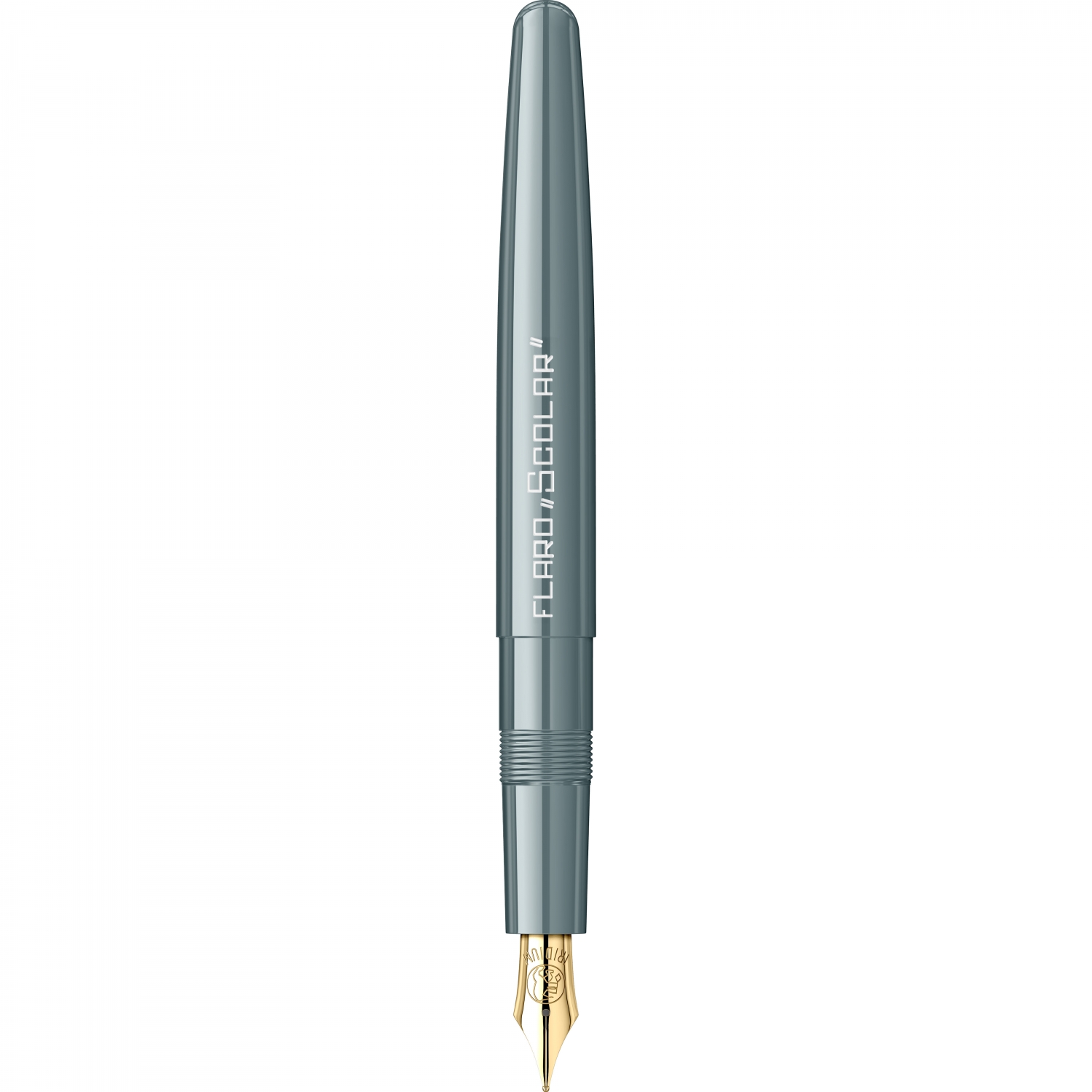 Imagine Produs Stilou Flaro Scolar Gray - Chrome Trim - Steel Nib GP Bock Ursus