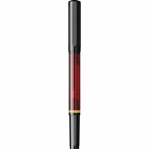 Stilou Flaro Elev Black - Red - Steel Nib Flaro 51 FK