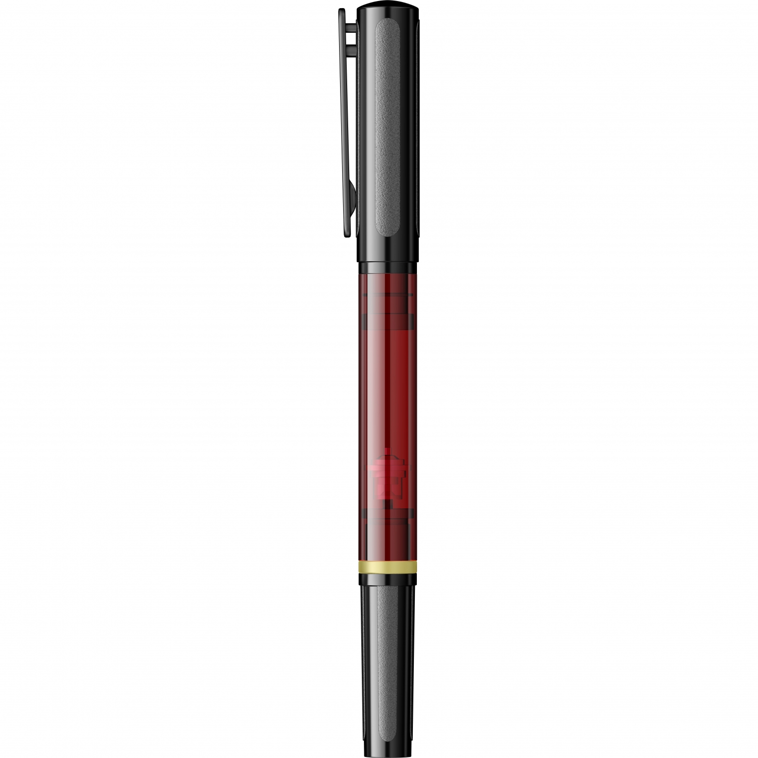 Imagine Produs Stilou Flaro Elev Black - Red - Steel Nib Flaro 51 FK