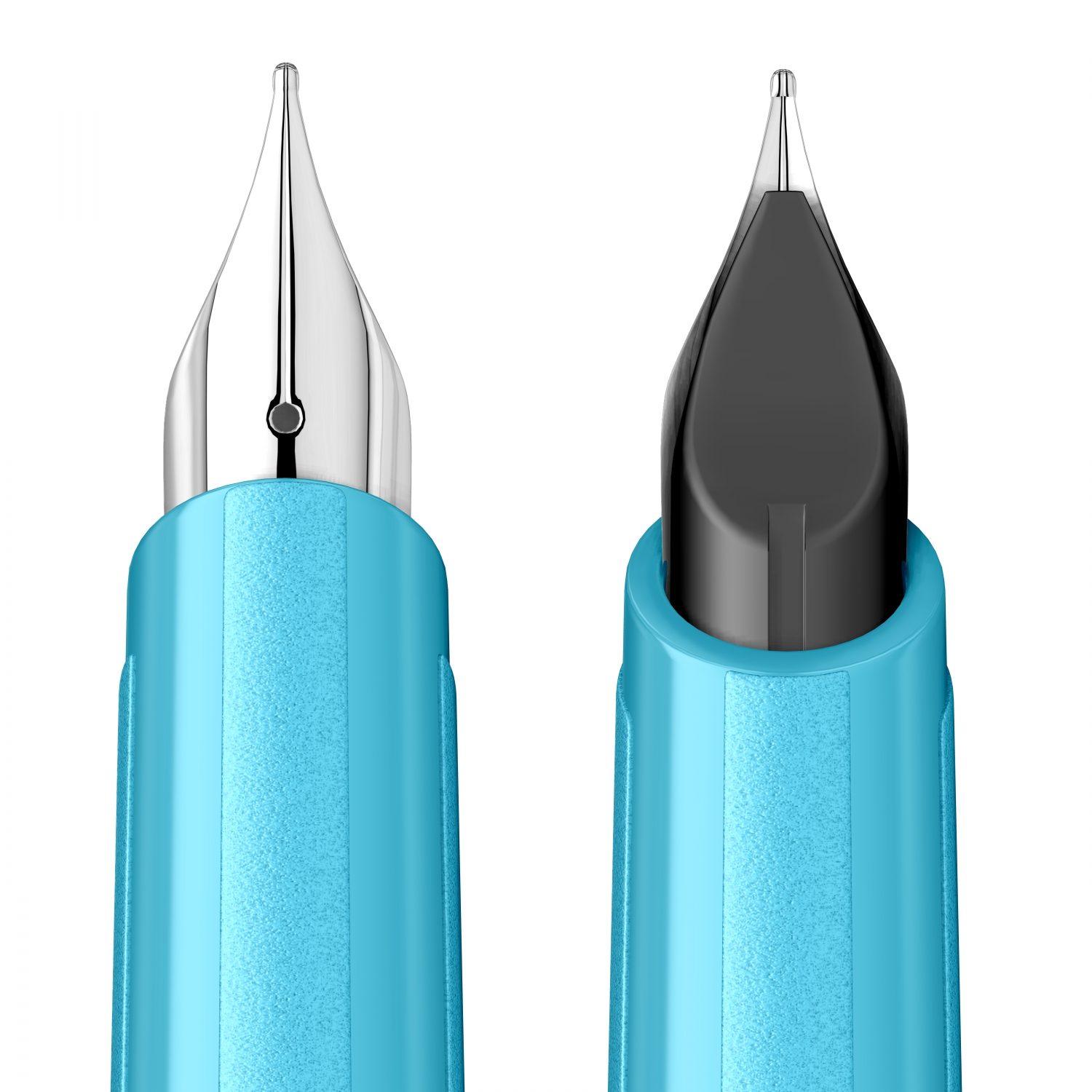 Imagine Produs Stilou Flaro Elev Blue Cyan - Yellow - Steel Nib Flaro 51 FK