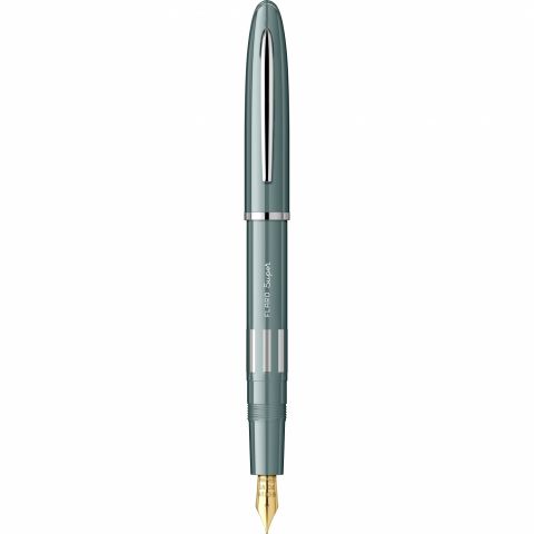 Stilou Flaro Super Verdigris - Chrome Trim - Steel Nib GP Iridium
