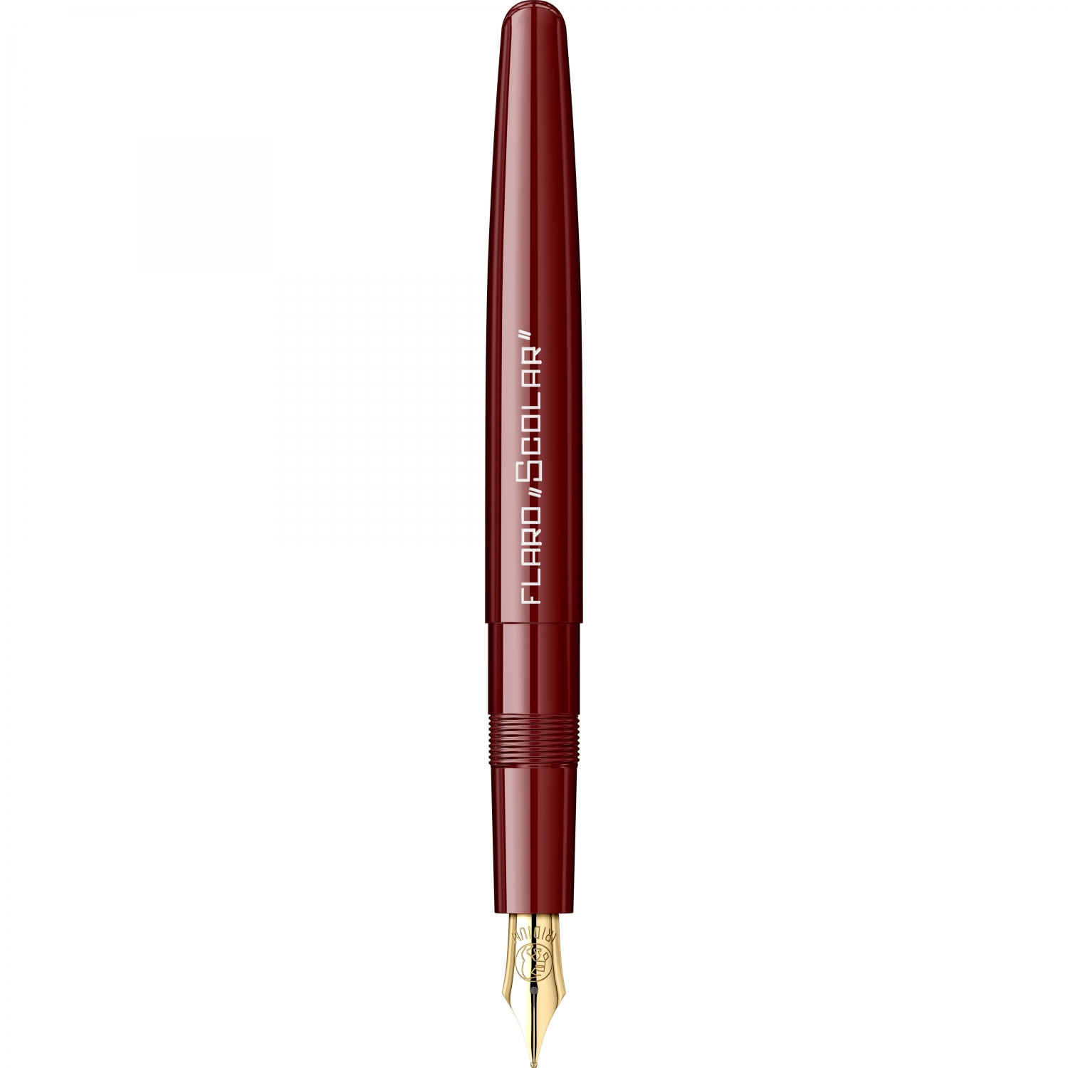 Imagine Produs Stilou Flaro Scolar Burgungy - Chrome Trim - Steel Nib GP Bock Ursus