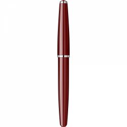 Stilou Flaro Scolar Burgungy - Chrome Trim - Steel Nib GP Bock Ursus
