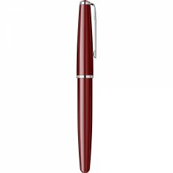 Stilou Flaro Scolar Burgungy - Chrome Trim - Steel Nib GP Bock Ursus