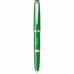 Green - Classic Font - Chrome Trim - Steel Nib GP Flaro 41 F