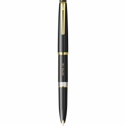 Stilou Flaro Astra 101 Black - Gold Trim - Steel Nib GP Flaro 41 F