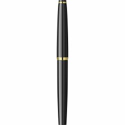 Stilou Flaro Astra 101 Black - Gold Trim - Steel Nib GP Flaro 41 F