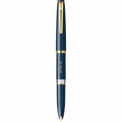 Blue Navy - Gold Trim - Steel Nib GP Flaro 41 F