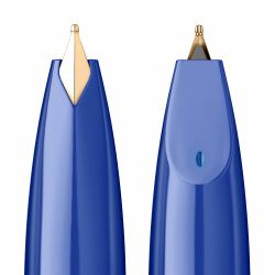 Stilou Flaro Astra 101 Blue - Gold Trim - Steel Nib GP Flaro 41 F