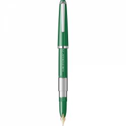 Green - Chrome Trim - Steel Nib GP Flaro 41 F