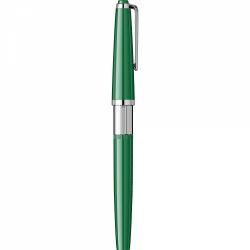 Stilou Flaro Pionier 70 Green - Chrome Trim - Steel Nib GP Flaro 41 F